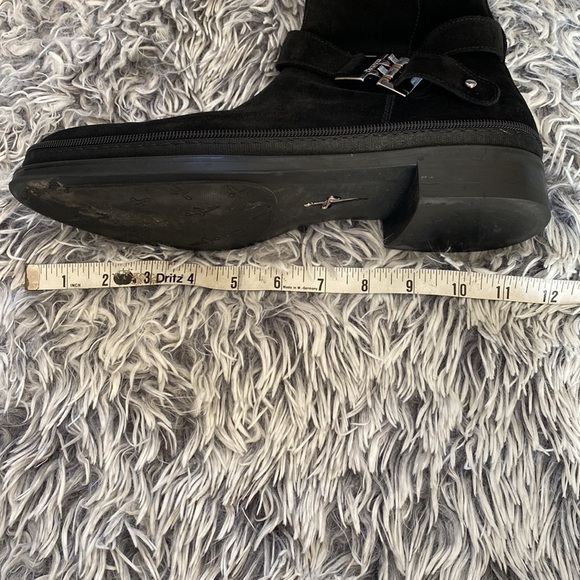 Cesare Paciotti Suede Black Boots Size 6.5 main image 4